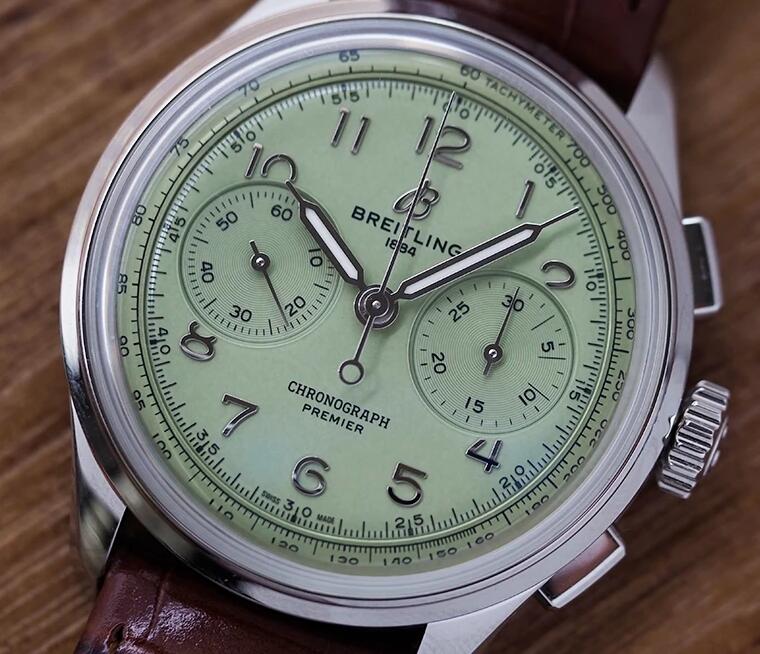 AAA imitation watches maintain the legible reading with silver Arabic numerals.